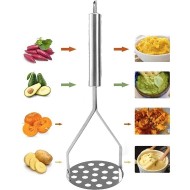Amassador De Batatas 27,5cm Por 8cm Em Aço Inox